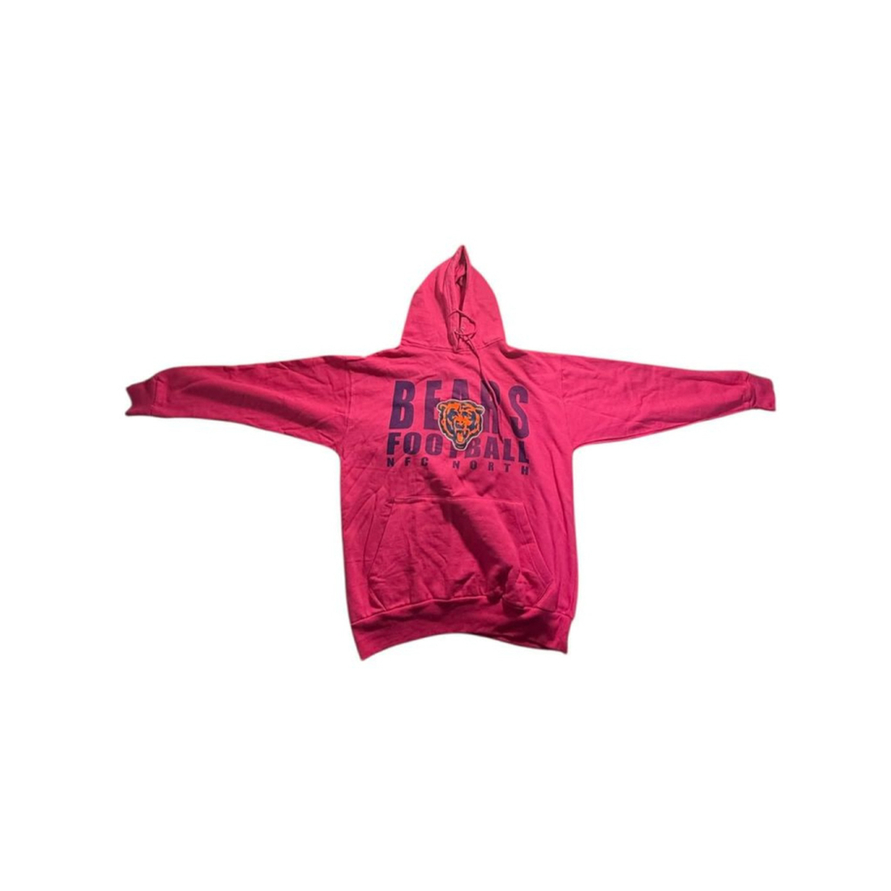 Men's Authentic Life Apparel Pink Bears Football Hoodie XL #402